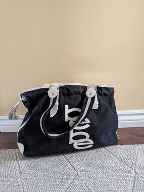 BEBE VINTAGE Y2K LARGE TOTE BAG